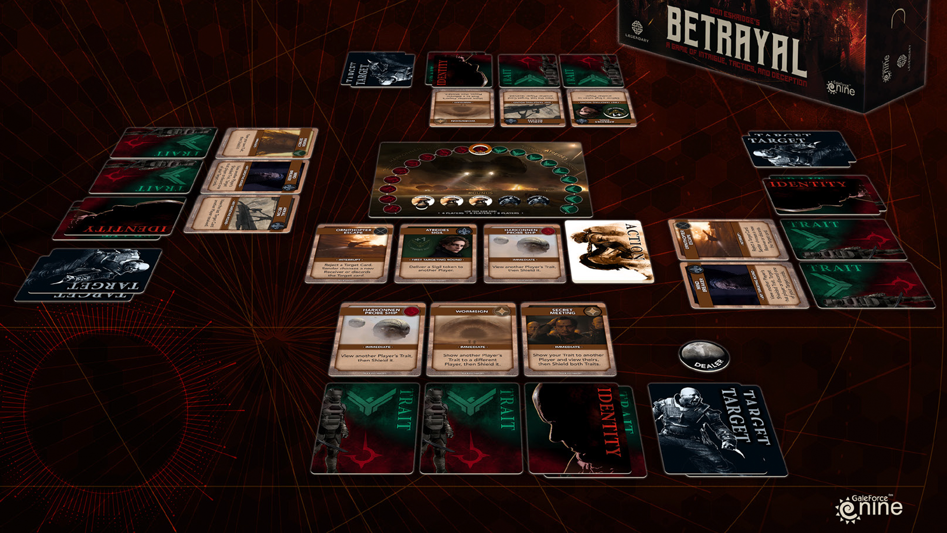 Dune Betrayal social deduction game on the way from Avalon and The